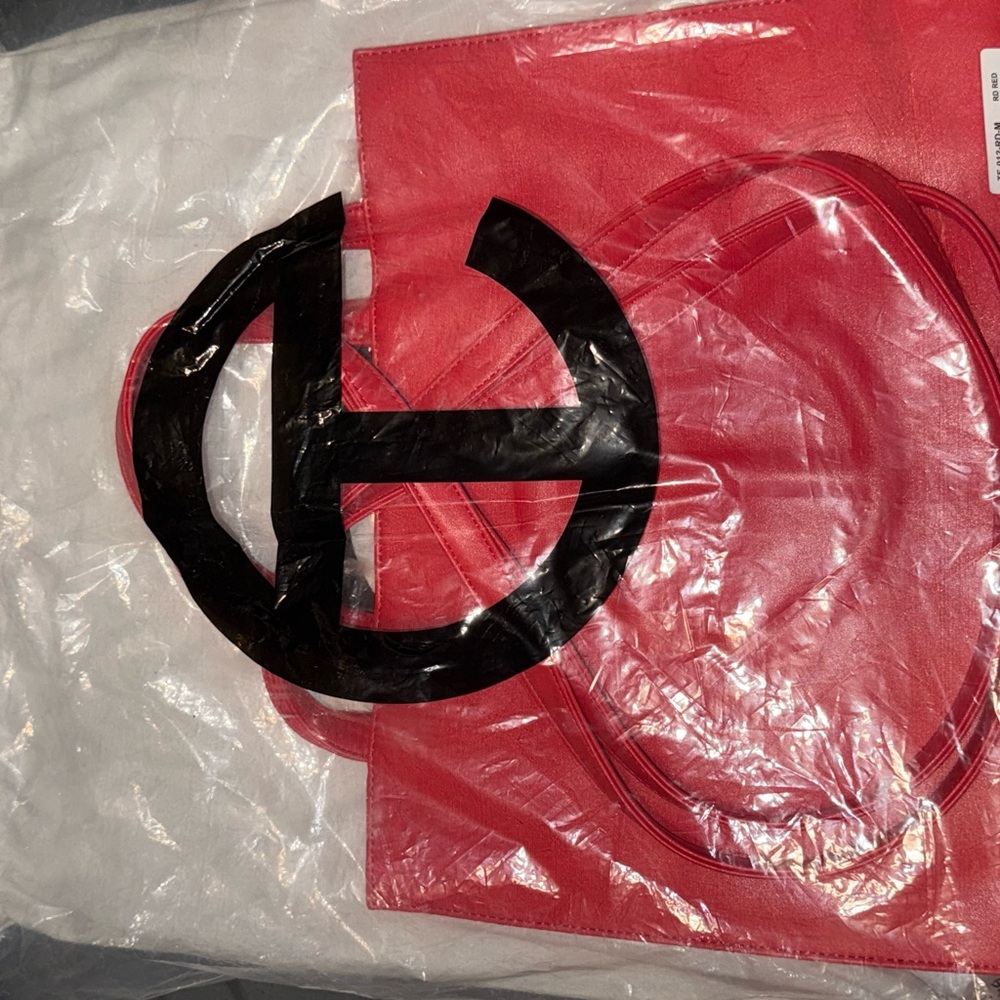 Telfar Red Tote Bag